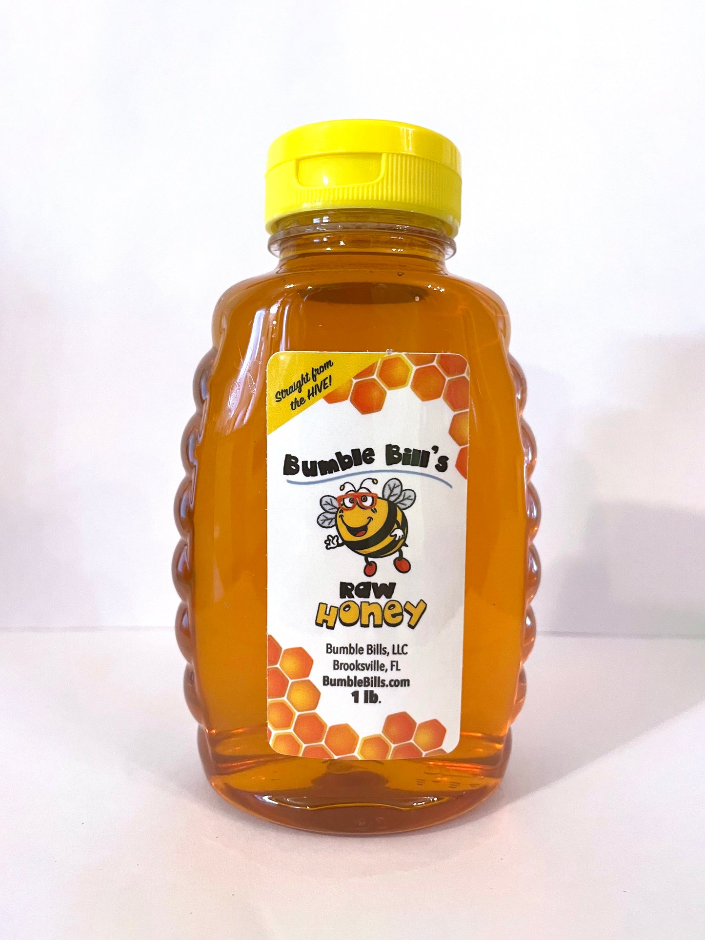 1 lb. of Bumble Bill's Raw Honey